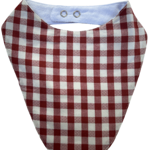 Red Gingham Bib
