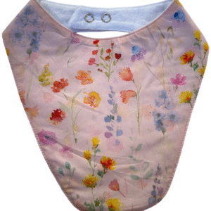 Pink Floral Bib