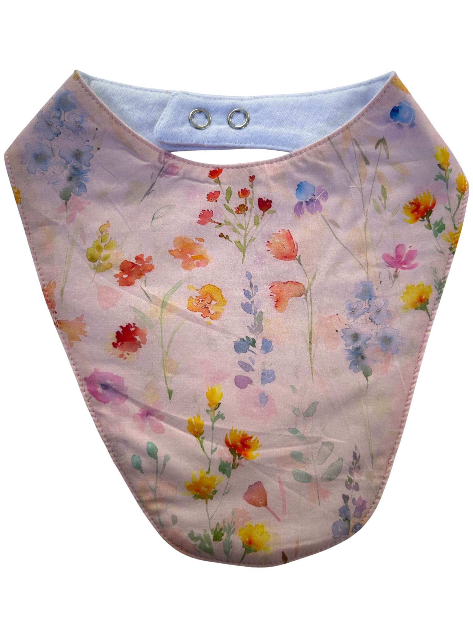 Pink Floral Bib